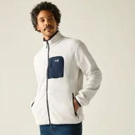 Bluzy sportowe męskie - Regatta Polar męski rozsuwany Frankie Beżowy, Rozmiar: L - miniaturka - grafika 1