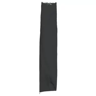 vidaXL Pokrowiec na parasol ogrodowy, czarny, 136x25/23,5 cm, 420D - Poduszki ogrodowe - miniaturka - grafika 1