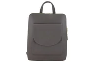 Torebki damskie - Barberini's, Plecak / listonoszka damska 2w1, Casual, szara - miniaturka - grafika 1