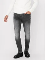 Spodnie męskie - Only & Sons Jeansy Loom 22017103 Szary Slim Fit - miniaturka - grafika 1