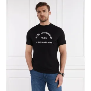Karl Lagerfeld T-shirt CREWNECK | Regular Fit - Koszulki męskie - miniaturka - grafika 1