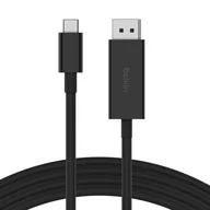 Kable komputerowe i do monitorów - Belkin Kabel USB-C - DisplayPort 1.4 2m - darmowy odbiór w 22 miastach i bezpłatny zwrot Paczkomatem aż do 15 dni - miniaturka - grafika 1