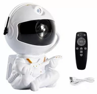 Pozostałe oświetlenie - PROJEKTOR GWAZD LED Astronauta z Gitarą Lampka Nocna 5W biały AK235D - miniaturka - grafika 1