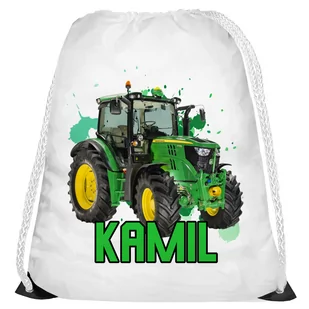 Worek Workoplecak Plecak Na Buty Dla Dziecka Do Szkoły Traktory Farma Wf - Torby szkolne - miniaturka - grafika 1