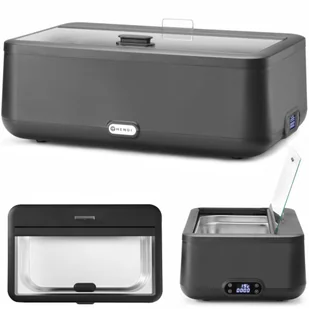 Podgrzewacz bemar elektryczny UNIQ 607 x 402 mm 700 W - czarny - Piece, kotły  i płyty grzejne gastronomiczne - miniaturka - grafika 1