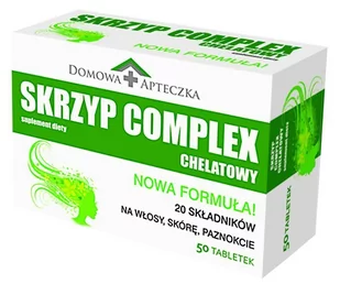 DOMOWA APTEC Domowa apteczka skrzyp complex x 50 tabl - Nutrikosmetyki - miniaturka - grafika 1