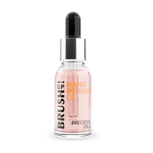 BrushUp! Hand in Hand Oil oliwka do dłoni Pink Flowers 15ml - Olejki i oliwki do paznokci - miniaturka - grafika 1