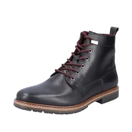 Półbuty męskie - Rieker Męskie buty sznurowane 13730, czarny, 42 EU - miniaturka - grafika 1