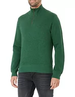 Swetry męskie - GANT sweter męski, Forest Green Mel, L - miniaturka - grafika 1