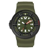 Zegarki męskie - CITIZEN Męski analogowy zegarek kwarcowy z bransoletką ze stali szlachetnej BJ8057-17X, zielony, Paski - miniaturka - grafika 1