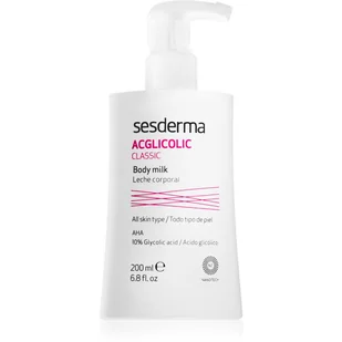 SesDerma Acglicolic Classic Body ujędrniające mleczko do ciała z efektem peelingu Nanotech 10% Glycolic Acid 200 ml - Balsamy i kremy do ciała - miniaturka - grafika 1