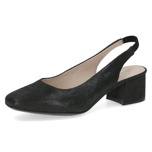 CAPRICE Damen 9-29500-42, Czółenka damskie, czarny metalik, 40 EU