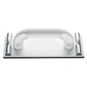 Narzędzia murarskie - Paca szlifierska z polistyrenu z zaczepami biała 23 x 10,5 cm Küssner - miniaturka - grafika 1