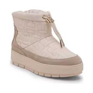 Tommy Hilfiger Ocieplane śniegowce | z dodatkiem skóry - Śniegowce damskie - miniaturka - grafika 1