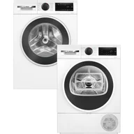 Zestawy AGD - Zestaw AGD Bosch Serie 6 Pralka WGG254ZGPL 10kg + Suszarka WQG233DGPL 8kg - miniaturka - grafika 1