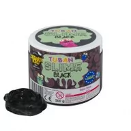 Masy plastyczne - Slime czarny 0,5kg TUBAN - miniaturka - grafika 1