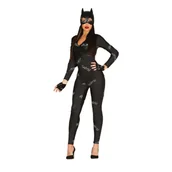 Stroje karnawałowe - STRÓJ KOMBINEZON KOBIETA-KOT CZARNY M(38-40) - miniaturka - grafika 1