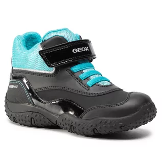 Botki męskie - Geox Trzewiki B Baltic G. Wpf A B04H1A 0BCM2 C0490 S Black/Turquoise - grafika 1