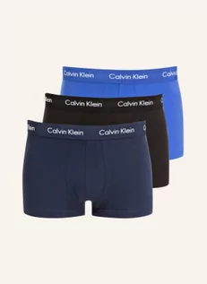 Majtki męskie - Calvin Klein Bokserki Cotton Stretch, 3 Szt. blau - grafika 1