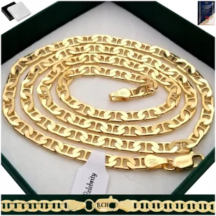 Złoty Męski Łańcuszek Gucci Pełny 925/585 55Cm 14K Grawer +Dedykacja Gratis - Łańcuszki - miniaturka - grafika 1