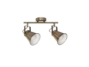 Lampy sufitowe - Britop Tekla lampa sufitowa (spot) 2-punktowa patyna 2742211 - miniaturka - grafika 1