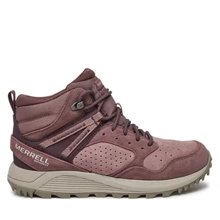 Trapery Merrell Wildwood Mid Ltr Wp J068104 Bordowy - Botki damskie - miniaturka - grafika 1