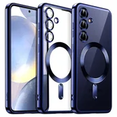 Folie ochronne do telefonów - Etui ProFlo do SAMSUNG S25+ Plus Granatowy do MagSafe Ochrona Niebieski - miniaturka - grafika 1