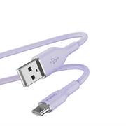 Kable USB - PURO ICON Soft Cable – Kabel USB-A do USB-C 1.5 m (Tech Lavender) - miniaturka - grafika 1