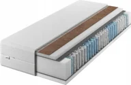 Materace - Materac sprężynowy DIAMOND PLUS 180x190 24cm Dwustronny H3/H4 KOKOS 7 stref Rdzeń ze sprężyn kieszeniowych Pikowany pokrowiec - miniaturka - grafika 1