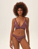 Komplety bielizny - Majtki figi Kavi - fioletowy XL - miniaturka - grafika 1