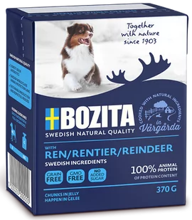 BOZITA Dog: Renifer w galarecie 24x370g - Mokra karma dla psów - miniaturka - grafika 2