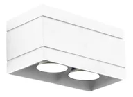 Lampy sufitowe - Lampex Plafon Quado DELUXE 2, biały, 10x20 cm - miniaturka - grafika 1