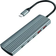 Kable komputerowe i do monitorów - LogiLink LogiLink USB 3.2 Gen2 Hub 10+1-Port aluminium - miniaturka - grafika 1