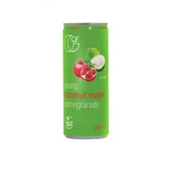 Soki i napoje niegazowane - Quality Food Woda kokosowa z sokiem z granatu 320 ml - miniaturka - grafika 1