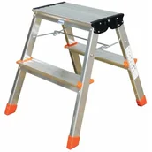 Drabiny - Krause Schodki dwustronne składane 130020 - miniaturka - grafika 1