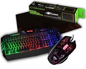 Zestawy myszka + klawiatura - FURY SPITFIRE zestaw gracza podświetlana klawiatura mysz - miniaturka - grafika 1