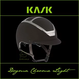 Kask Sport Kask Dogma Chrome Light - KASK - brązowy/srebrny - roz. 57-59 - Kaski do jazdy konnej - miniaturka - grafika 1