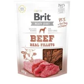 Przysmaki dla psów - Brit Brit Jerky Snack - Beef Fillets 80g - miniaturka - grafika 1