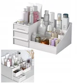 Pudełka i szkatułki - ORGANIZER SZKATUŁKA NA KOSMETYKI XXL Z SZUFLADAMI - miniaturka - grafika 1