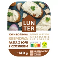 Produkty wegańskie i wegetariańskie - Lunter - Kremowa pasta z tofu z czosnkiem - miniaturka - grafika 1