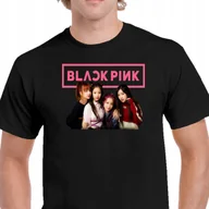 Koszulki męskie - KOSZULKA BLACKPINK KPOP GIRLSBAND BTS LISSA JESSO MUZYCZNA P104 CZARNA M - miniaturka - grafika 1