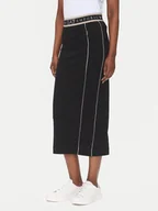 Spódnice - EA7 Emporio Armani Spódnica midi 7W000279 AF12501 UC001 Czarny Regular Fit - miniaturka - grafika 1