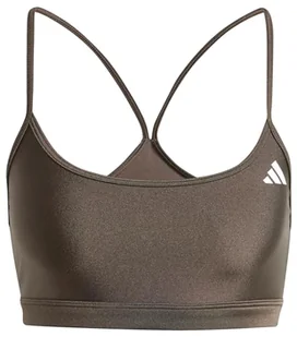 adidas Damski biustonosz treningowy Aeroreact Light Support Błyszczący biustonosz, XL A-B - Biustonosze - miniaturka - grafika 1