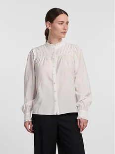 YAS Koszula 26030892 Biały Regular Fit - Koszule damskie - miniaturka - grafika 1