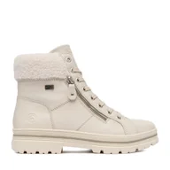 Botki damskie - Trzewiki Remonte CEO-D2U74-80 Biały - miniaturka - grafika 1