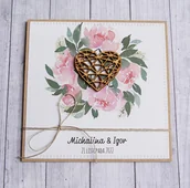 Kartki okolicznościowe i zaproszenia - Kartka w pudełku : serce : personalizacja - miniaturka - grafika 1