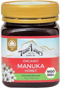 MIÓD MANUKA MGO 550+ BIO 250 g - TRANZALPINE - Miód - miniaturka - grafika 1