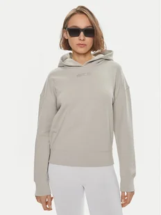 Calvin Klein Bluza Micro Logo K20K206631 Beżowy Relaxed Fit - Bluzy damskie - miniaturka - grafika 1