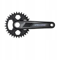 Części rowerowe - Shimano Shimano Deore FC-M6100 Crankset 1x12-speed 32T 175mm 2020 Korby E-FCM61001EXA2 - miniaturka - grafika 1