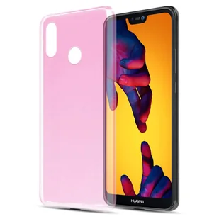 Etui Do Huawei P20 LITE 2018 / NOVA 3E Pokrowiec w PRZEZROCZYSTY RÓŻOWY Obudowa Ochronny TPU Silikon Case Cover Cadorabo - Etui i futerały do telefonów - miniaturka - grafika 1